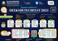 DEEKSHI TECHFEST 2024 Technical Symposium Poster